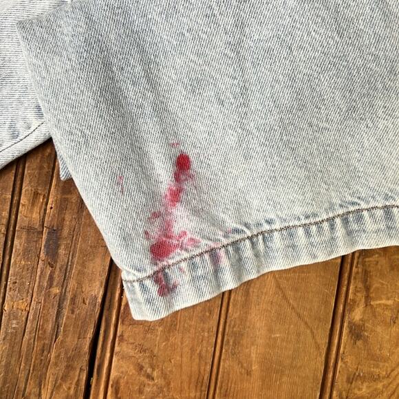 Women’s Paige pleated baggy denim high rise jeans side pocket size 27 - Picture 8 of 10